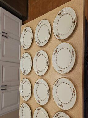 RARE 12 ANTIQUE ROSENTHAL GERMANY SELB SANSSOUCI 22K FLOWER DESSERT SALAD PLATE